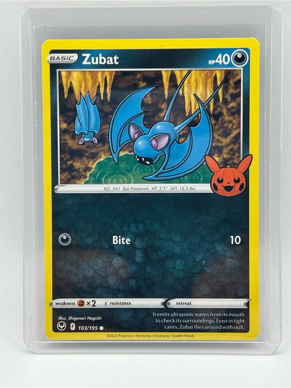 Zubat Pokémon 🎃 Trick or Trade Trading Card
